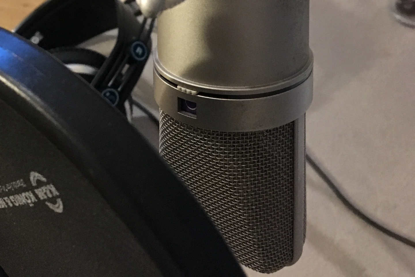 Mikrofon im Englischer Sprecher Studio